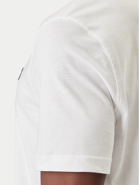 Tommy Hilfiger Tommy Hilfiger Marškinėliai Embro Flag MW0MW42736 Balta Regular Fit