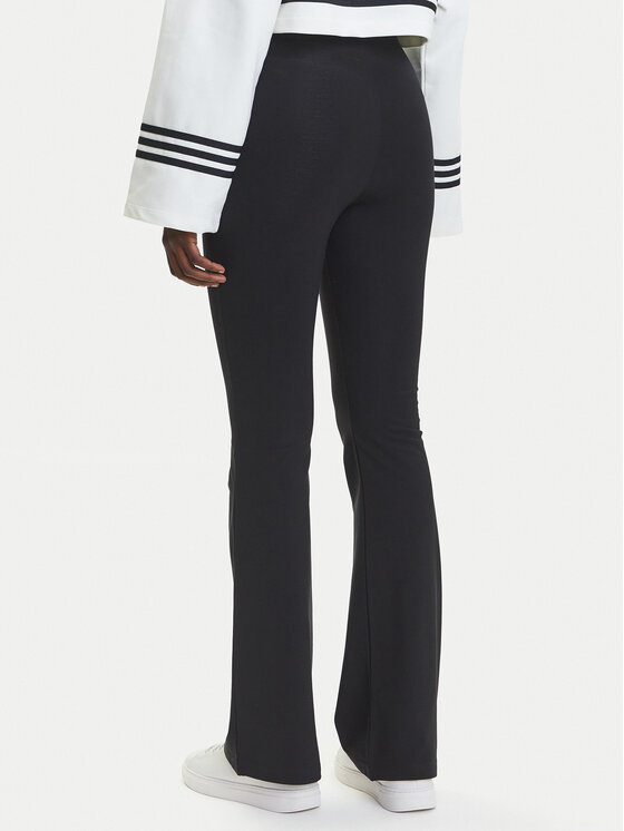 adidas adidas Leggings Essentials Small Logo JD9961 Crna Flared Fit