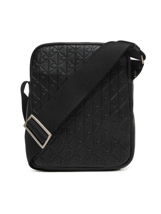 Calvin Klein Calvin Klein Borsellino Emblem Emboss Reporter LV04D3204G Nero