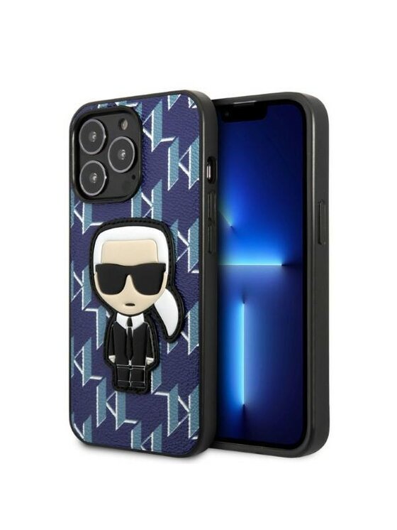 Etui na telefon KARL LAGERFELD, Niebieskie, iPhone 13 Pro Max