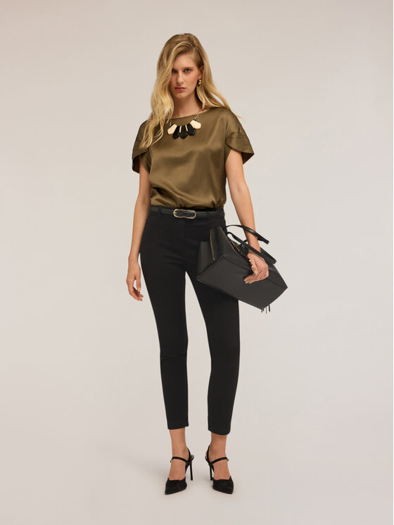 Motivi Motivi Blusa 2794W000736N035 Verde Boxy Fit