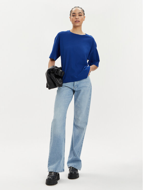 Vero Moda Vero Moda Tričko Didde 10301183 Modrá Loose Fit