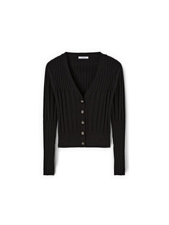 Motivi Motivi Cardigan M446W003544N033 Nero Slim Fit