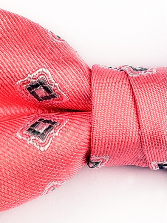 ELSNER ELSNER Παπιγιόν BUTTERFLY Z JEDWABNEGO ŻAKARDU A5086 Μπορντό