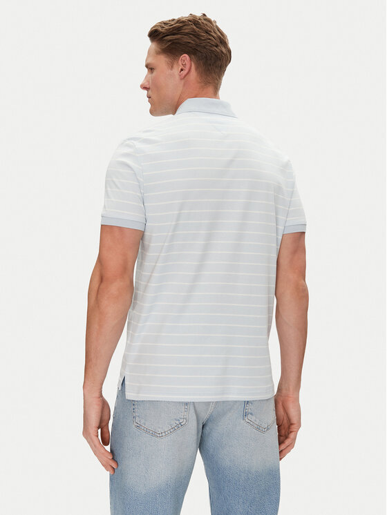 Tommy Hilfiger Tommy Hilfiger Polo MW0MW39994 Błękitny Regular Fit
