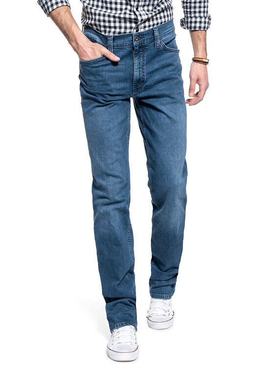 Mustang Mustang Jeansy TRAMPER STRAIGHT Niebieski Straight Fit