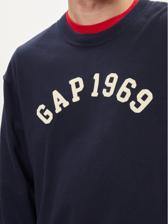 Gap Gap Pulóver 664496-01 Sötétkék Regular Fit