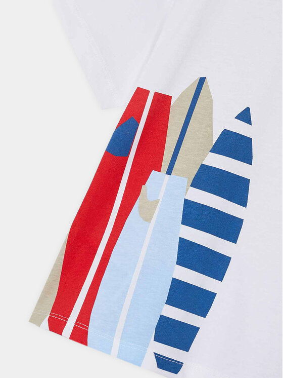 Mayoral Mayoral Σετ T-Shirt και σορτς 3603 Κόκκινο Regular Fit