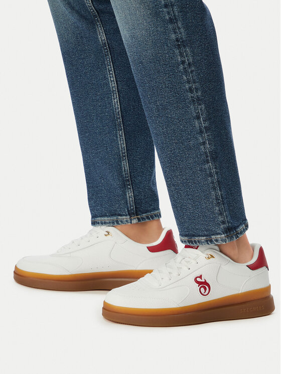 Skechers Skechers Sneakersy Snoop Dogg Courtside Urban 251200/WRD Biały