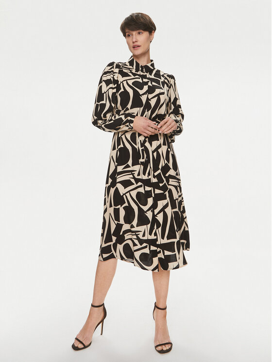 ONLY ONLY Rochie tip cămașă Halia 15315986 Negru Regular Fit
