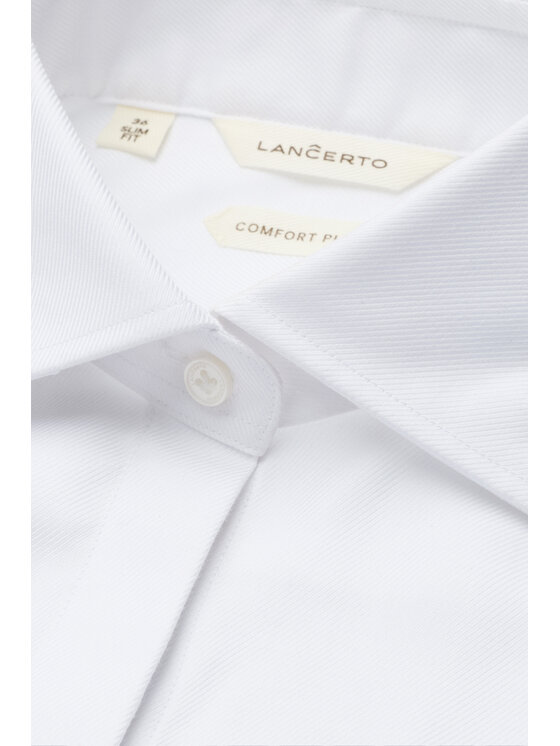 Lancerto Lancerto Koszula Asmara Slim KO073226000026 Biały Slim Fit