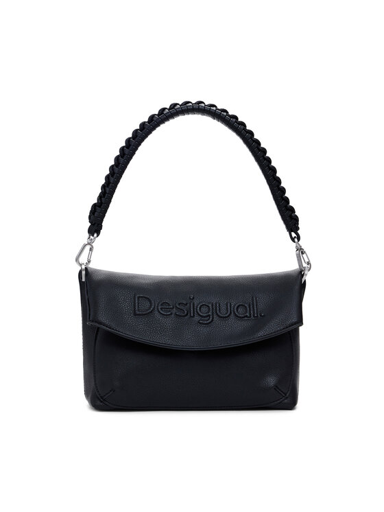 Desigual Torebka Half Logo Trokel 25WAXPAL Czarny