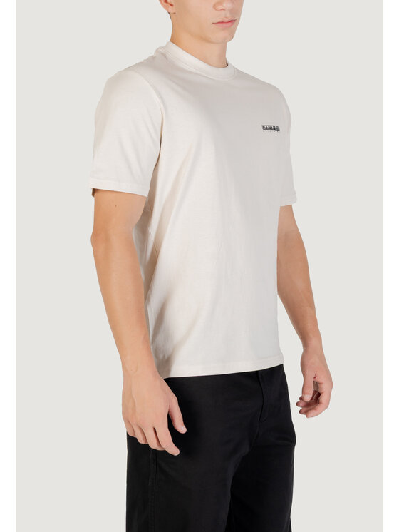 Napapijri Napapijri T-shirt S-SMALL BOX SS Beige Box Fit