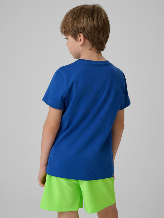 4F 4F T-Shirt BEACHSIDE CHILL Niebieski Loose Fit