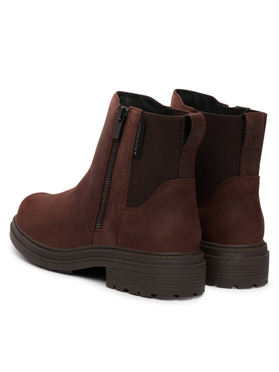 Clarks Clarks Ботильйони Orinoco 3 zip Wp 26327123 Темно-коричневий