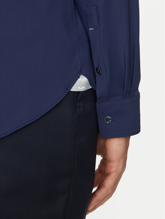 Michael Kors Michael Kors Koszula MK0DS01531 Granatowy Slim Fit