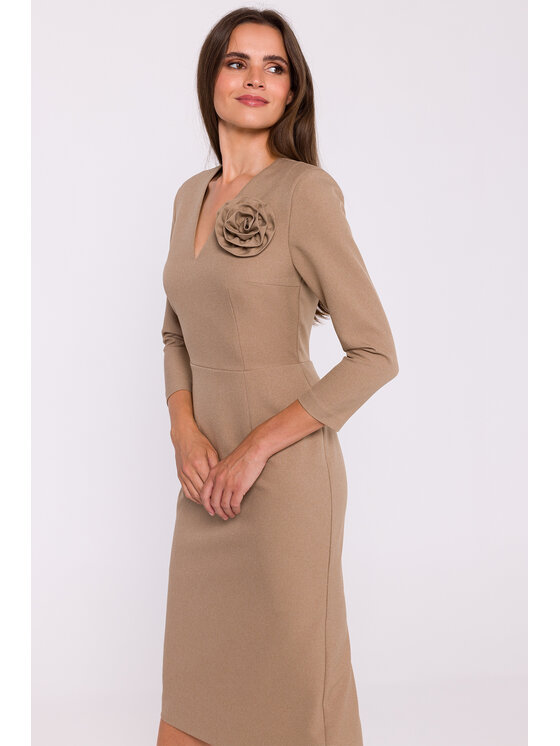 Stylove Stylove Sukienka wieczorowa S372 Beżowy Ladies Fit