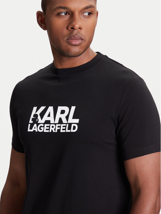 KARL LAGERFELD KARL LAGERFELD T-särk 755087 553235 Must Regular Fit