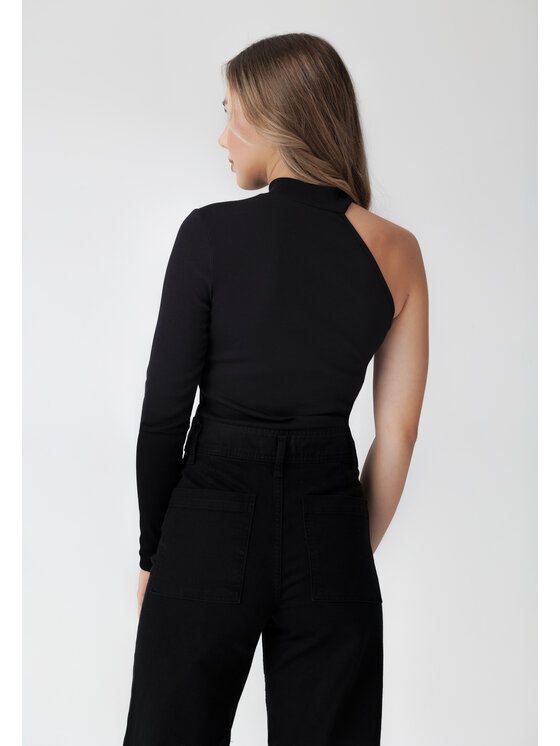 LAURELLA LAURELLA Blúzka 1TU034 Čierna Regular Fit