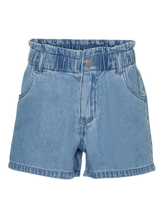 Vero Moda Girl Vero Moda Girl Hlače iz tkanine 10286434 Modra Straight Fit