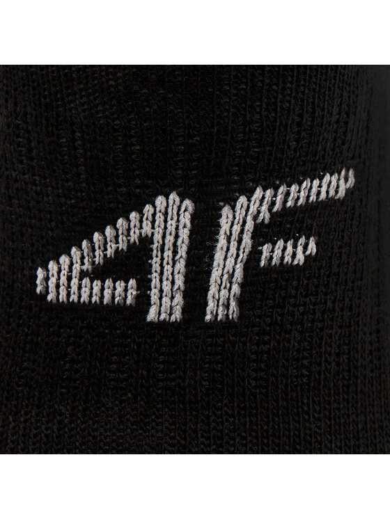 4F 4F Kratke čarape 4FWAW23USOCF215 Crna