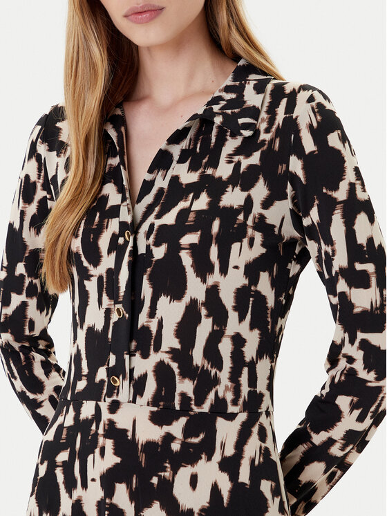 Morgan Morgan Rochie tip cămașă 252-RITALA Negru Regular Fit