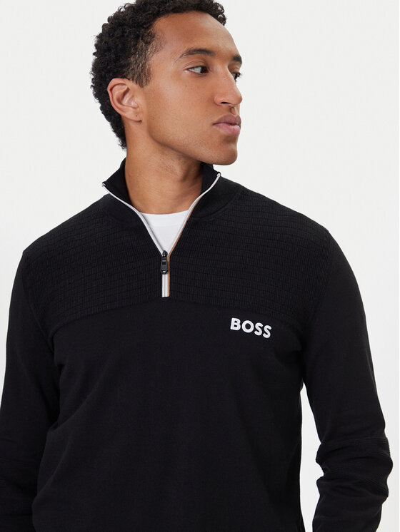 BOSS BOSS Pullover K_Hydro QZ-1 50541953 Schwarz Regular Fit