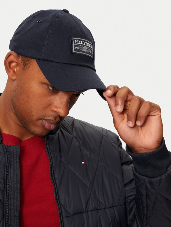 Tommy Hilfiger Tommy Hilfiger Kepurė su snapeliu AM0AM12890 Tamsiai mėlyna