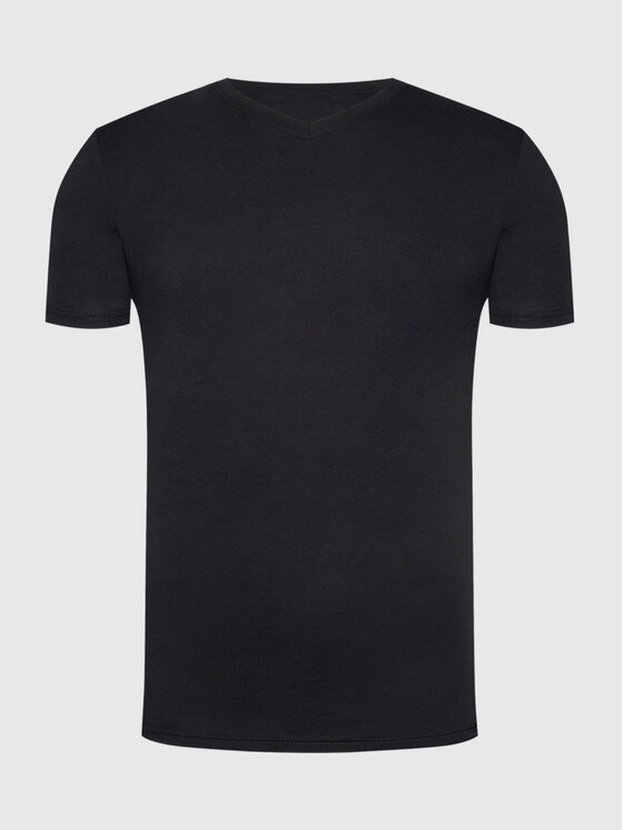 United Colors Of Benetton United Colors Of Benetton T-shirt 3U53J4231 Crna Regular Fit