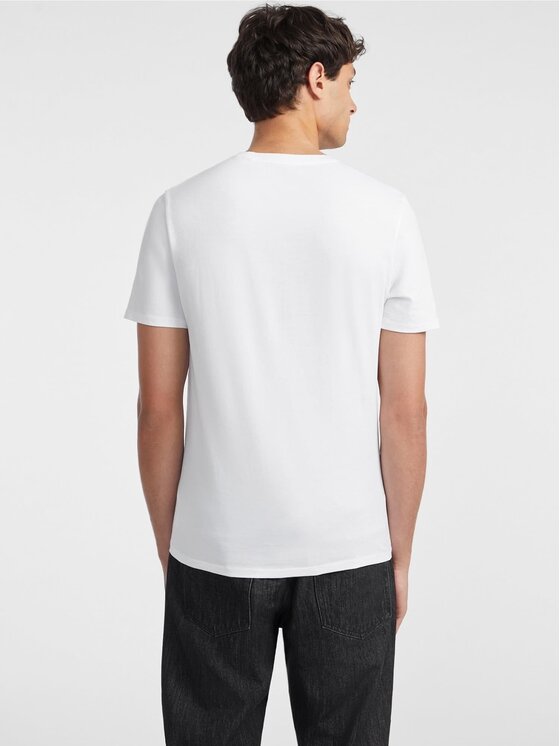 Guess Jeans Guess Jeans T-Shirt 165549 Biały Classic Fit