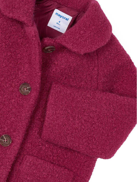 Mayoral Mayoral Fellmantel 4439 Rot Relaxed Fit