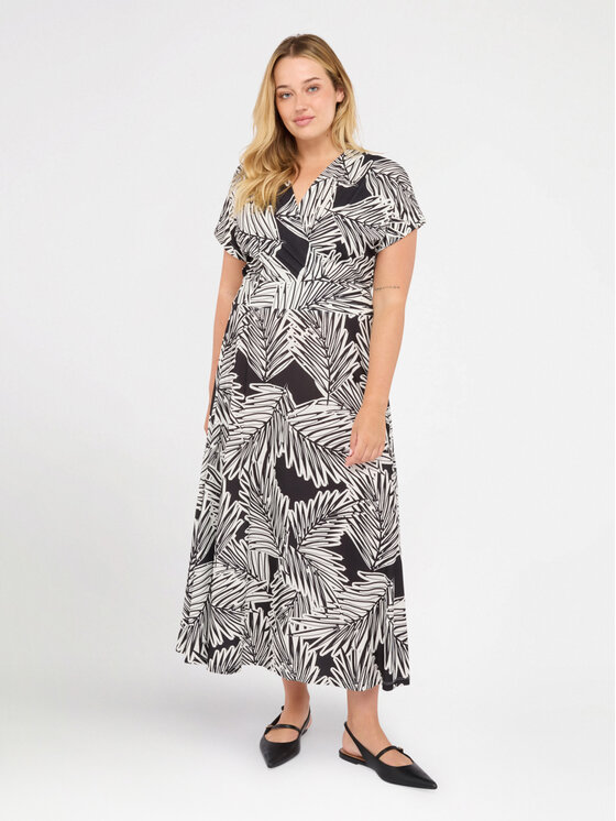 Fiorella Rubino Fiorella Rubino Sukienka codzienna 7006L001172N0Z3 Czarny A-Line Fit