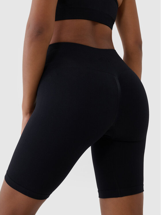4F 4F Szorty sportowe MULTI ACTIVE Czarny Slim Fit