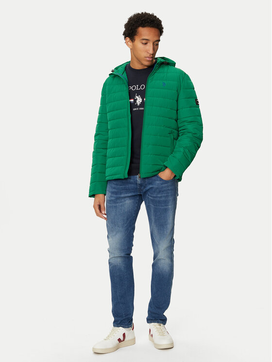 U.S. Polo Assn. U.S. Polo Assn. Зимно яке MUP3600 Зелен Regular Fit
