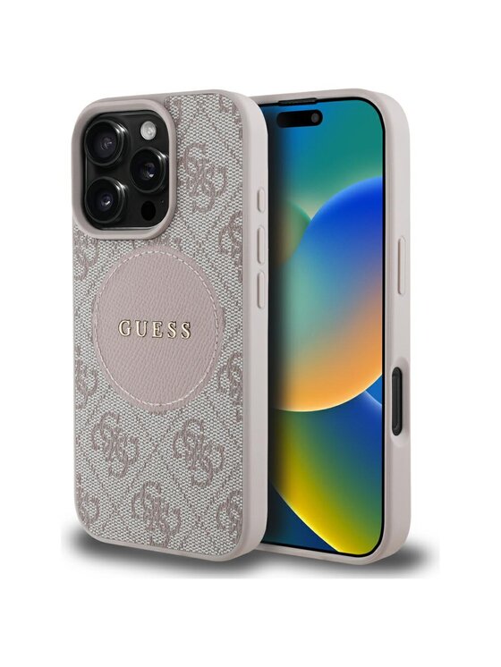 Guess Guess Etui na telefon Apple iPhone 16 Pro Max Różowy