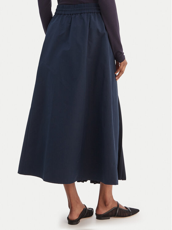 Weekend Max Mara Weekend Max Mara Спідниця в складку Folk 2615771011 Cиній Regular Fit