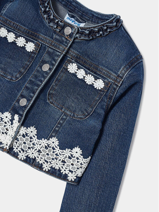 Mayoral Mayoral Jeans jakna 3475 Mornarsko modra Regular Fit