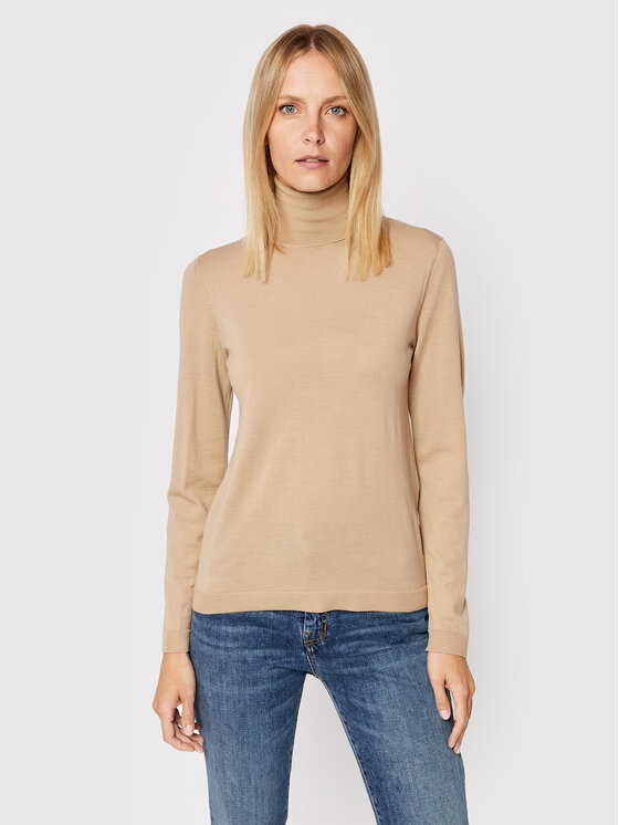 Max Mara Leisure Max Mara Leisure Dolčevita Romolo 33660826 Bež Regular Fit