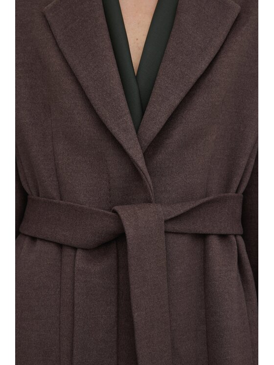 Estro Estro Cappotto ER00117926 Marrone Loose Fit