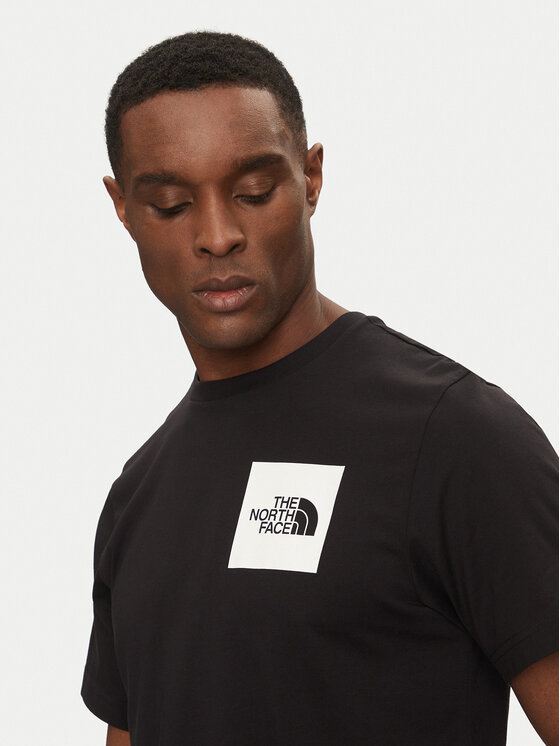 The North Face The North Face T-Shirt Fine NF0A8A6M Czarny Regular Fit