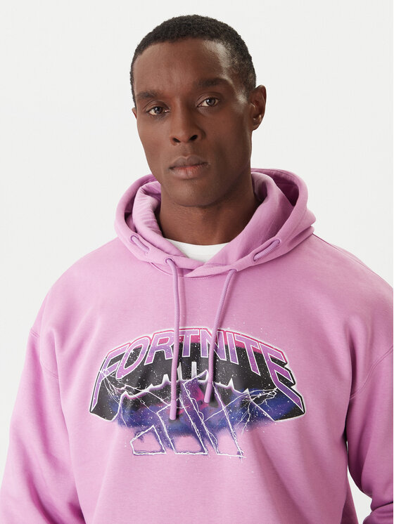 adidas adidas Суитшърт Fortnite JV8017 Розов Regular Fit