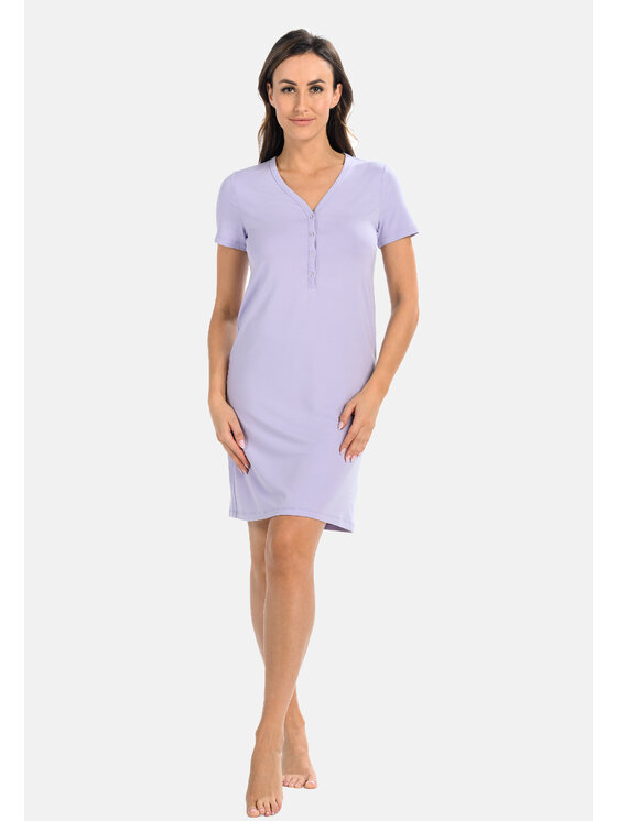 Teyli Teyli Szlafrok 551 Fioletowy Standard Fit