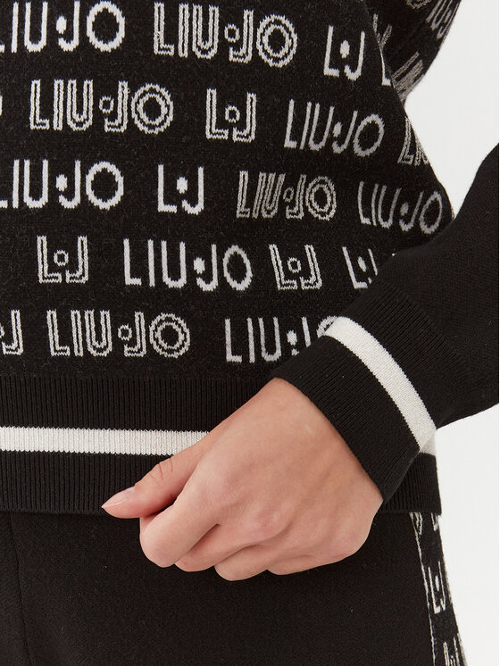 Liu Jo Sport Liu Jo Sport Sweater TF3210 MA63L Fekete Regular Fit