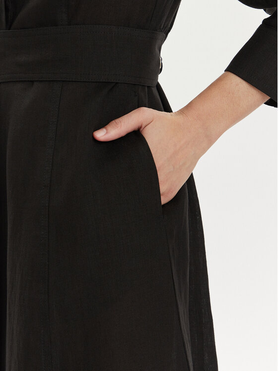 Marella Marella Sukienka letnia Estasi 2413221094 Czarny Regular Fit