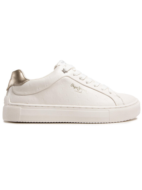 Pepe Jeans Laisvalaikio batai Adams Molly PLS31159 Balta • Modivo.lt