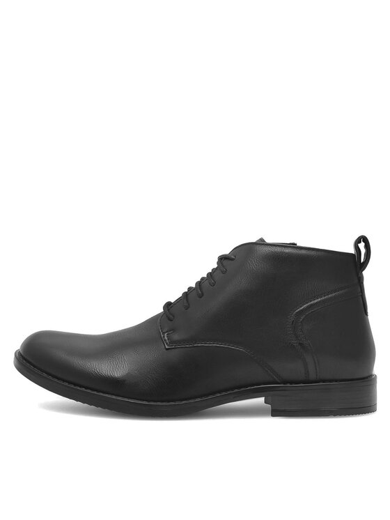 Lanetti Lanetti Schnürschuhe NORWAY-05 MBS Schwarz
