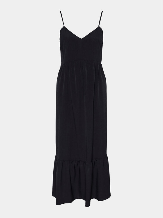 Pieces Pieces Sommerkleid Sade 17146543 Schwarz Wide Fit