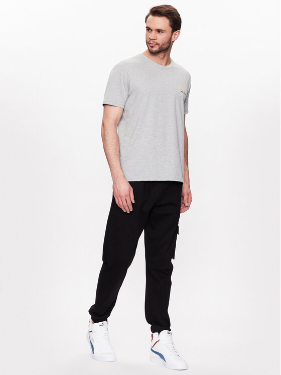Alpha Industries Alpha Industries Тишърт Muhammad Ali 136517 Сив Regular Fit