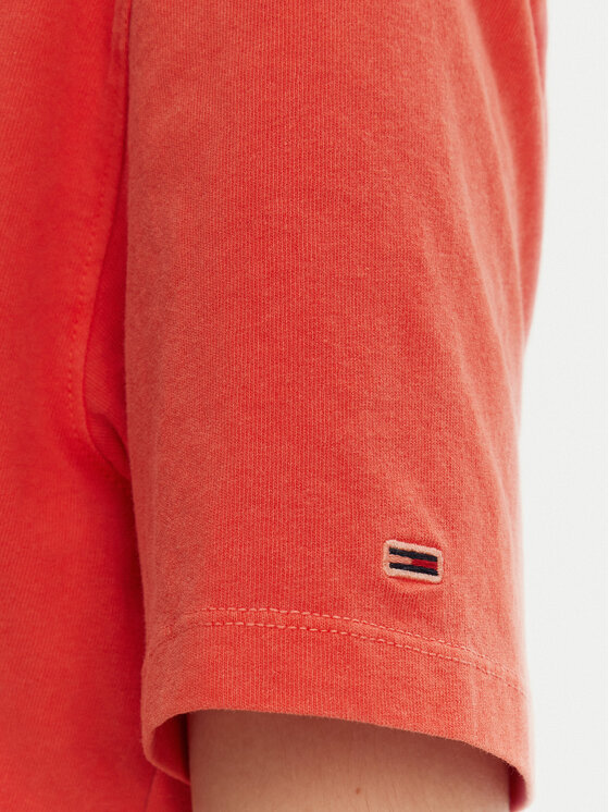 Tommy Jeans Tommy Jeans T-Shirt DW0DW20324 Pomarańczowy Relaxed Fit