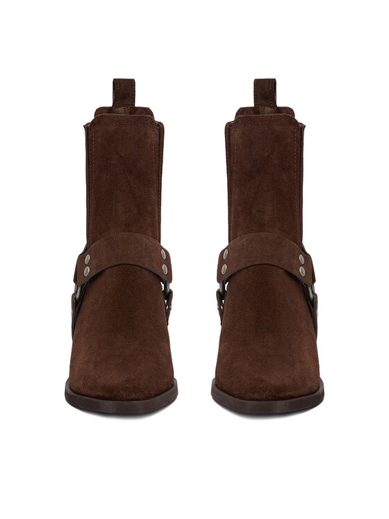 Badura Badura Καουμπόικες Μπότες & Μποτάκια EO-CHLOE-25FW002 Καφέ